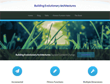 Tablet Screenshot of evolutionaryarchitecture.com